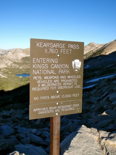 Kearsarge Pass